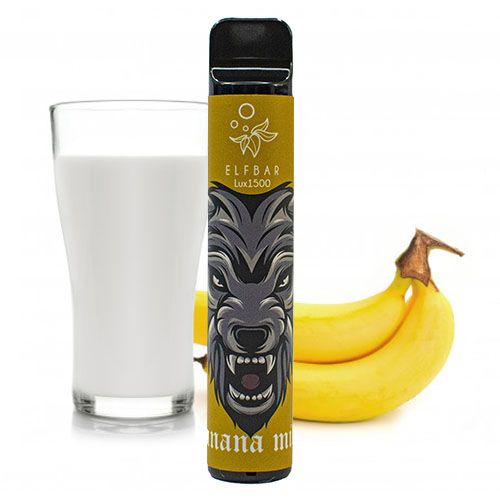 Одноразовый Pod Elf Bar Lux 1500 Banana Milk 5%
