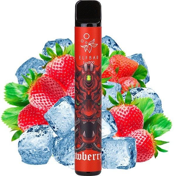 Одноразовый Pod Elf Bar 800 Lux Strawberry Ice